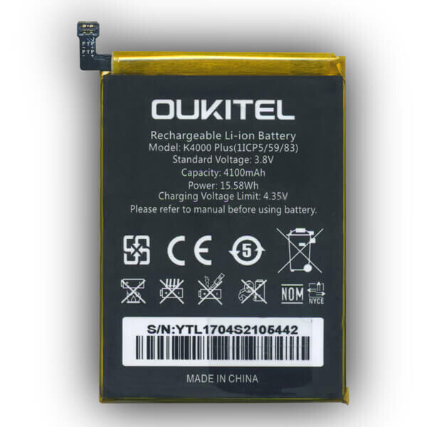 

Аккумулятор для Oukitel K4000 Plus