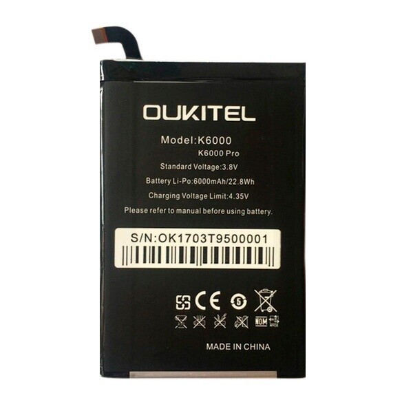 

Аккумулятор для OUKITEL K6000 / K6000 Pro