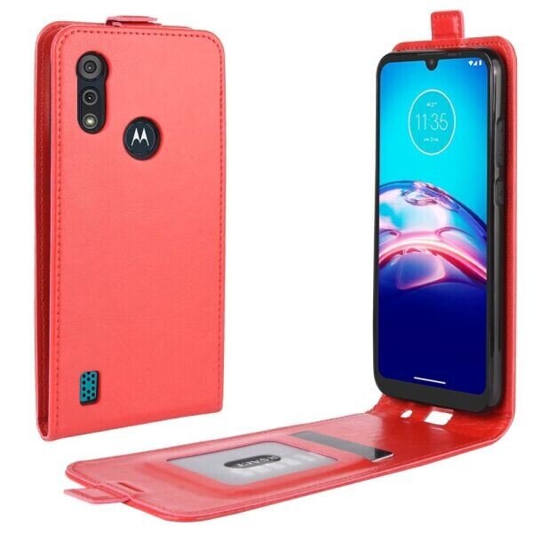 

Чехол Deexe Flip Case для Motorola Moto E6S - Red