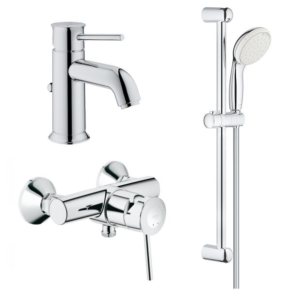 

Комплект смесителей в ванную GROHE BAUCLASSIC 123867S хром латунь 76408