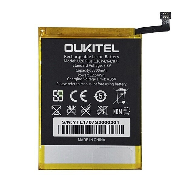 

Аккумулятор для OUKITEL U20 Plus