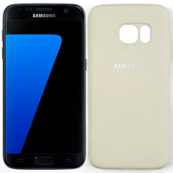 

Чехол силиконовый оригинальный для Samsung G930 Galaxy S7 Серый (28110)