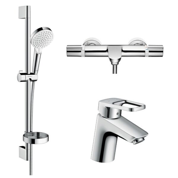 

Комплект смесителей в ванную HANSGROHE LOGIS LOOP 1132019 хром латунь 71785