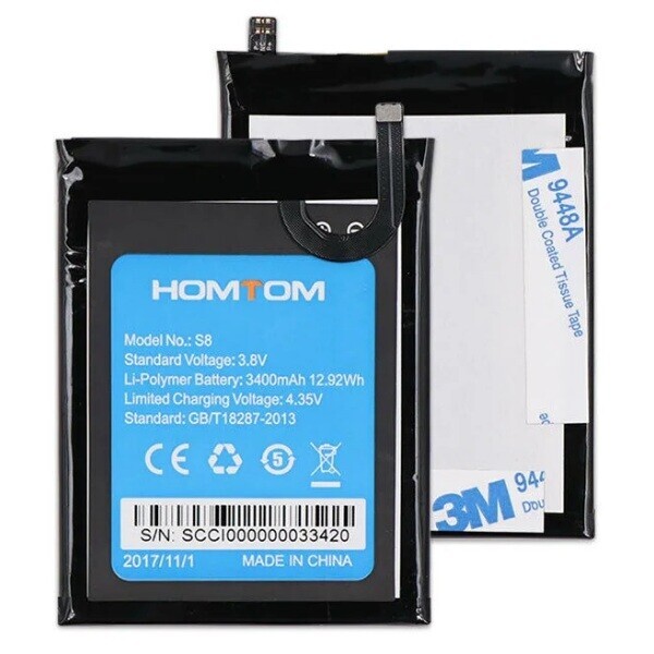 

Аккумулятор для HomTom S8