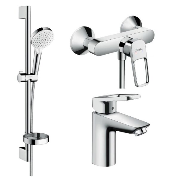 

Набор смесителей для ванны HANSGROHE LOGIS LOOP 1072019 хром латунь 71783