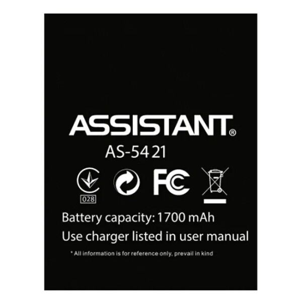 

Аккумулятор для Assistant AS-5421