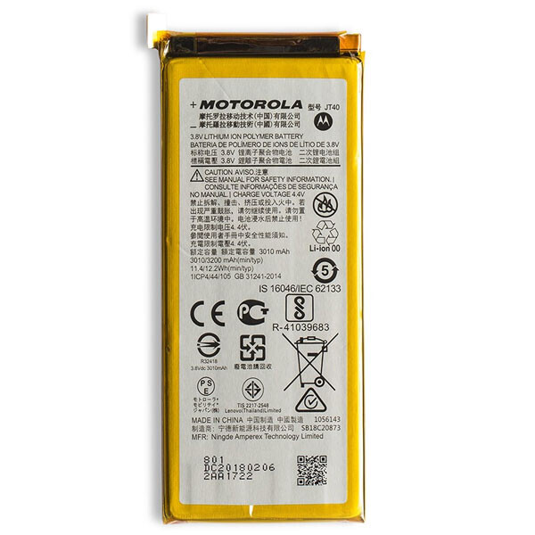 

Аккумулятор для Motorola Moto G6 Plus / JT40