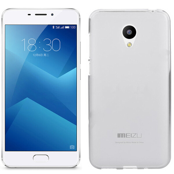

Чехол силиконовый оригинальный для Meizu M5 Note White (13367)