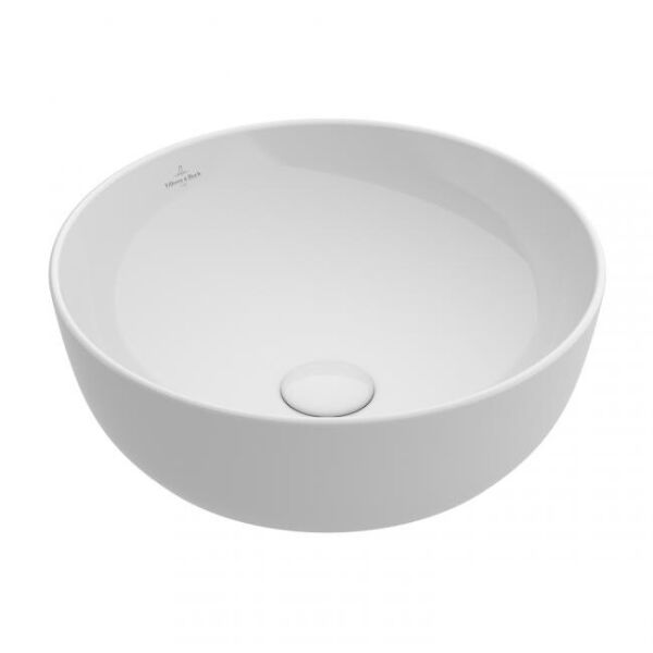 

Раковина накладная на тумбу в ванную 430мм x 430мм VILLEROY&BOCH ARTIS 41794301 белый круглая 82317