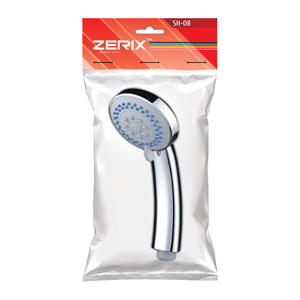 

Душевая лейка многорежимная ZERIX SH-08 ZX2885 90мм хром пластик 81122