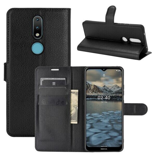 

Чехол-книжка Deexe Book Type для Nokia 2.4 - Black
