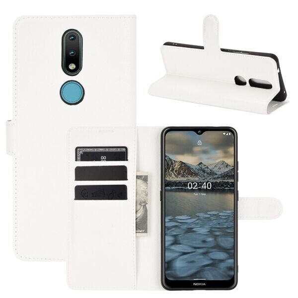 

Чехол-книжка Deexe Book Type для Nokia 2.4 - White
