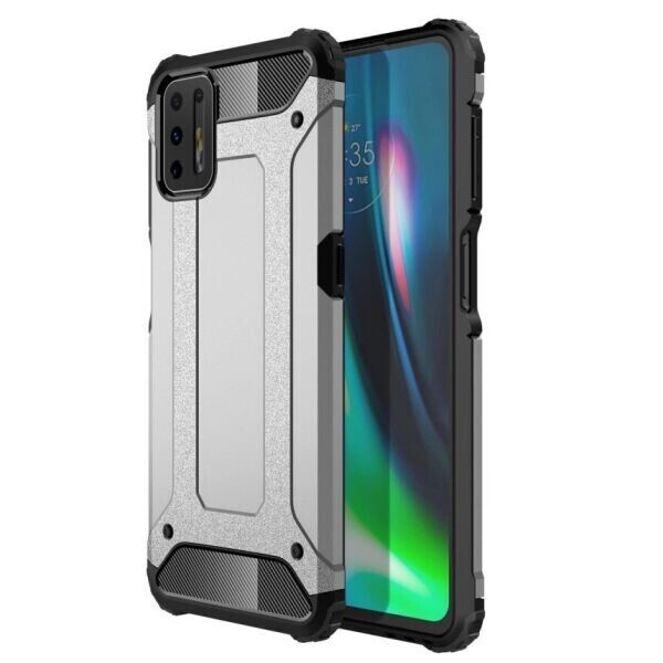 

Защитный чехол UniCase Rugged Guard для Motorola Moto G9 Plus - Silver