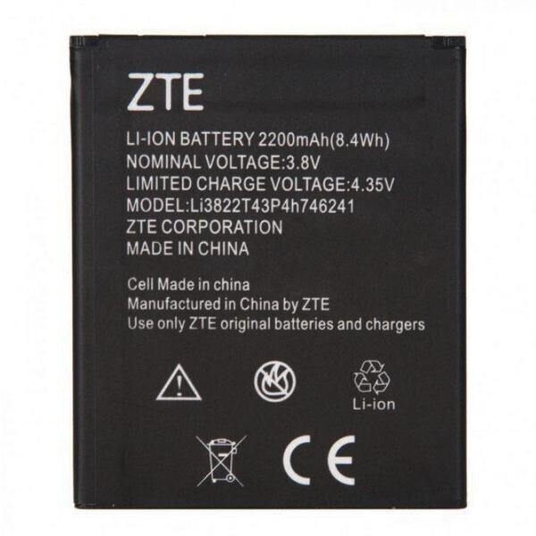 

Аккумулятор для ZTE BLADE L4 PRO / А465 / A475 / Amazing X3s / Li3822T43P4h746241