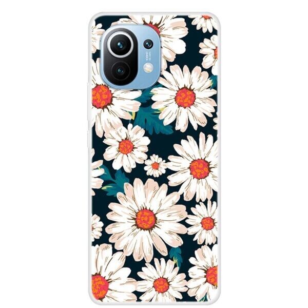 

Силиконовый (TPU) чехол Deexe Life Style для Xiaomi Mi 11 - Chrysanthemum
