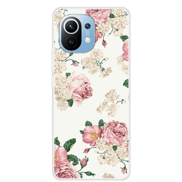 

Силиконовый (TPU) чехол Deexe Life Style для Xiaomi Mi 11 - Beautiful Flower