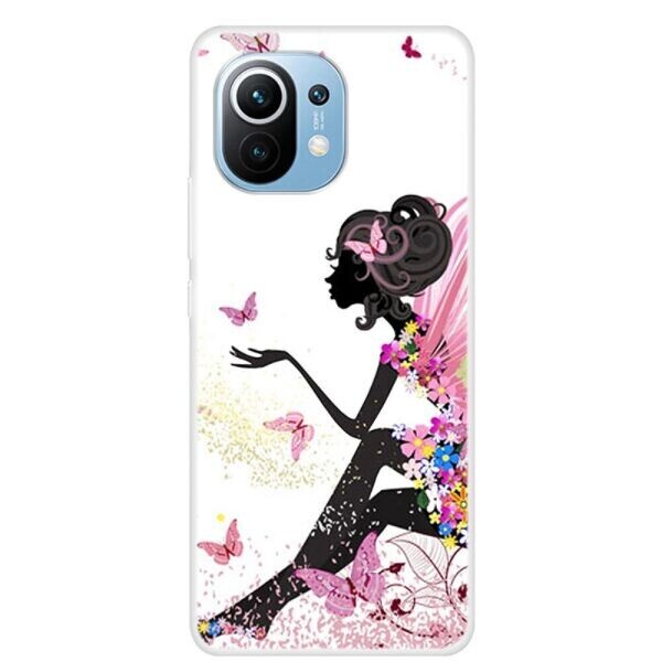 

Силиконовый (TPU) чехол Deexe Life Style для Xiaomi Mi 11 - Beauty