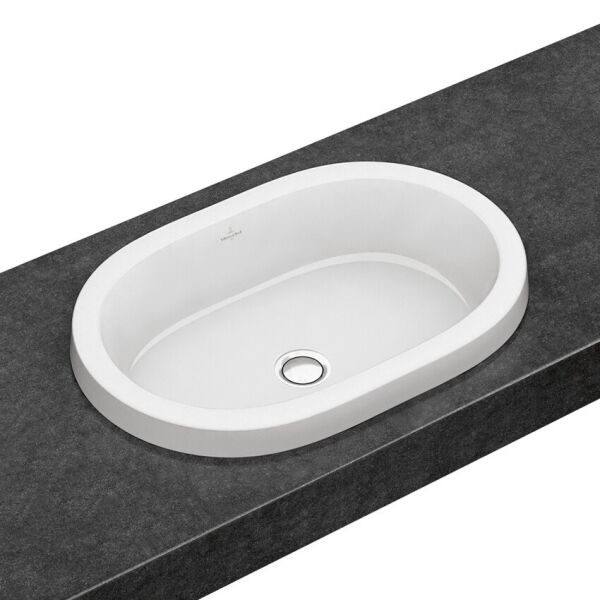 

Умывальник врезной для ванной 615мм x 415мм VILLEROY&BOCH ARCHITECTURA 41666001 белый овальная 82295