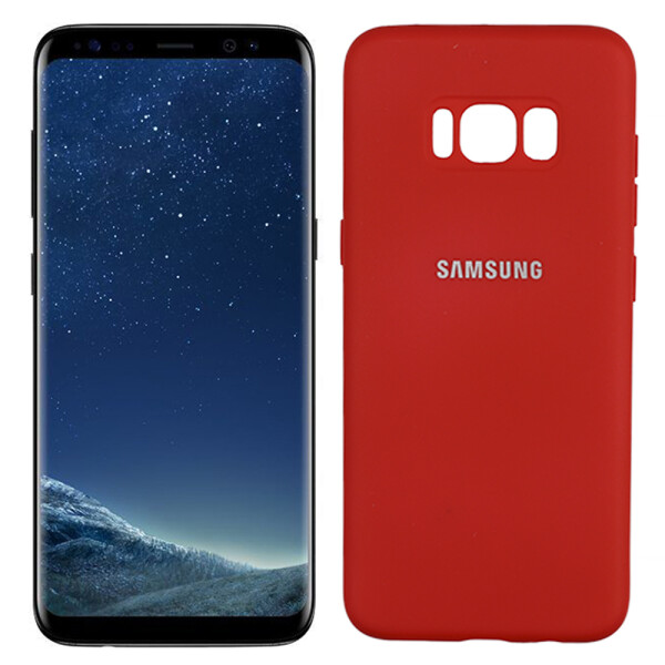 

Чехол силиконовый оригинальный для Samsung G950 Galaxy S8 Красный FULL (25996)