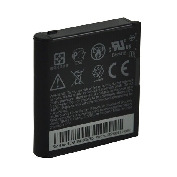 

Аккумулятор для HTC DIAM171, Raphael, T7272 / RAPH100