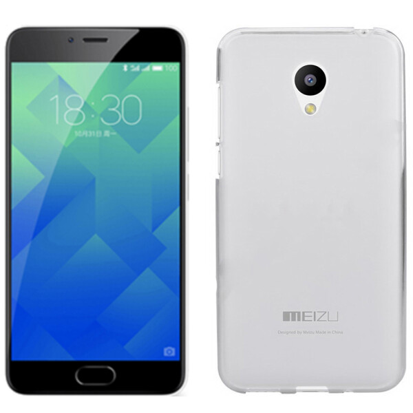 

Чехол силиконовый оригинальный для Meizu M5 White (13003)