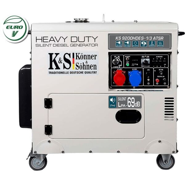 

Генератор дизельный Konner&Sohnen 9200HDES-1/3 ATSR