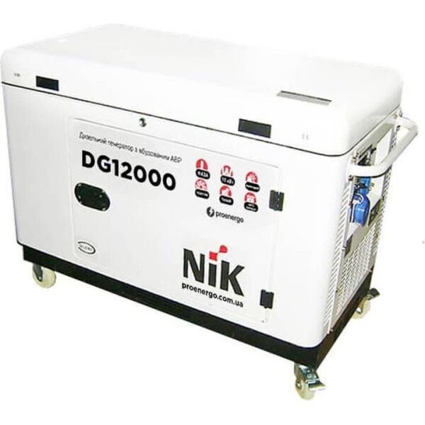 

Генератор дизельный NiK DG 12000 ІІІ ф