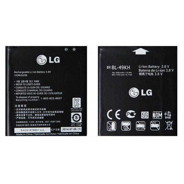 

Аккумулятор для LG P930 / BL-49KH