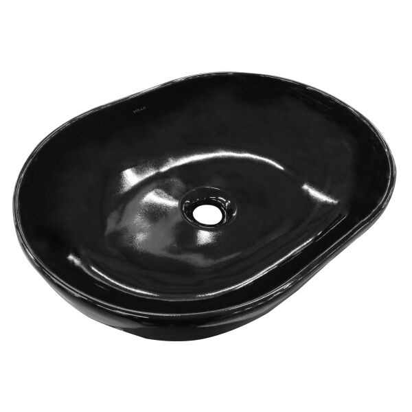

Раковина накладная для ванной 502мм x 380мм VOLLE BLACK AMADEUS 13-01-06Black черный овальная 75597