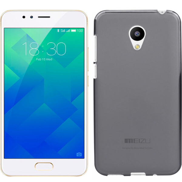 

Чехол силиконовый оригинальный для Meizu M5s Black (16031)