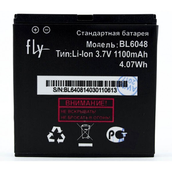 

Аккумулятор для Fly IQ239 ERA Nano 2 / BL6048