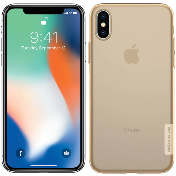 

Чехол NILLKIN Nature TPU для iPhone X/Xs Gold (20960)