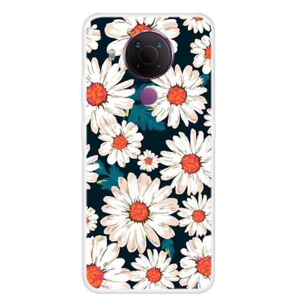 

Силиконовый (TPU) чехол Deexe Life Style для Nokia 5.4 - Chrysanthemum