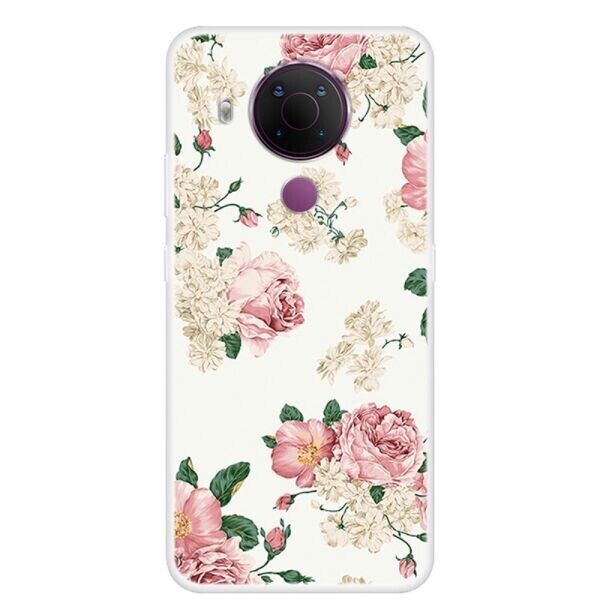 

Силиконовый (TPU) чехол Deexe Life Style для Nokia 5.4 - Beautiful Flower