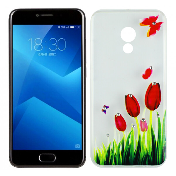 

Чехол Lucent Diamond Case для Meizu Pro 6 Tulips (Red) (10112)