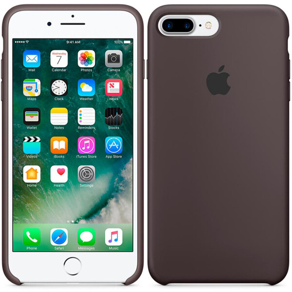

Чехол силиконовый оригинальный для iPhone 7/8 Plus Шоколад (17438)