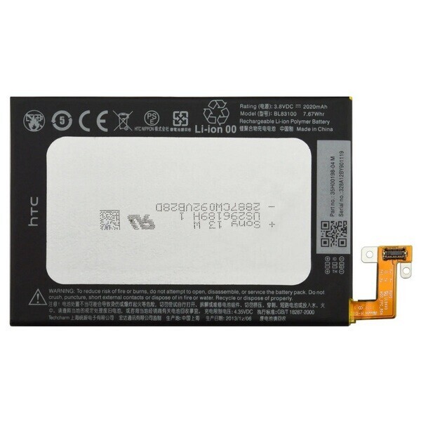 

Аккумулятор для HTC Butterfly X920e / Droid DNA Deluxe DLX / One X5 THL21 / BL83100