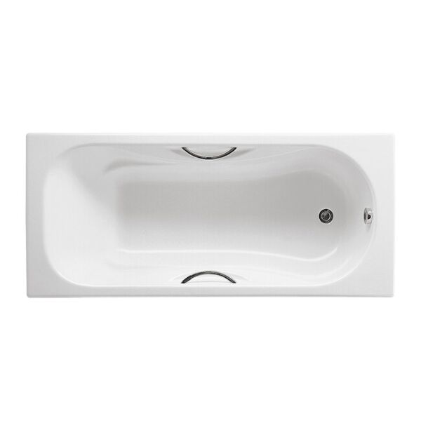 

Ванна чугунная прямоугольная ROCA MALIBU A23097000R 170см x 75см оборачиваемая c ручками 82566