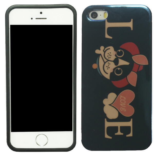 

Чехол U-Like Picture series для iPhone 5/5S/SE Love Balck (21536)