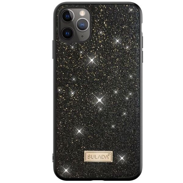 

Защитный чехол SULADA Dazzling Glittery для Apple iPhone 12 / iPhone 12 Pro - Black