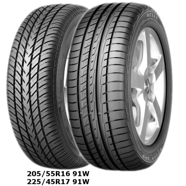

Летняя шина KELLY UHP 205/55R16 91W