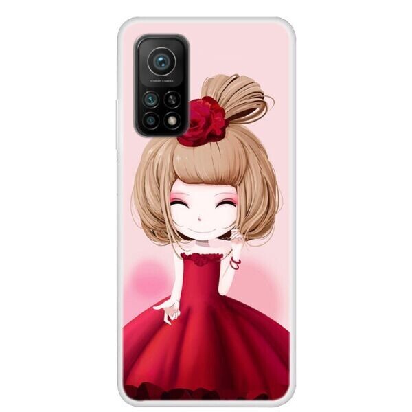 

Силиконовый (TPU) чехол Deexe Life Style для Xiaomi Mi 10T / Mi 10T Pro - Girl