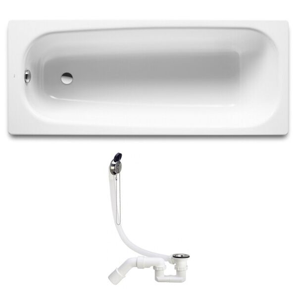 

Ванна чугунная прямоугольная с сифоном ROCA CONTINENTAL A21291200R+311537 160см x 70см 72995