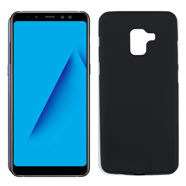 

Чехол оригинальный силиконовый для Samsung A730 Galaxy A8 plus 2018 Black (21292)