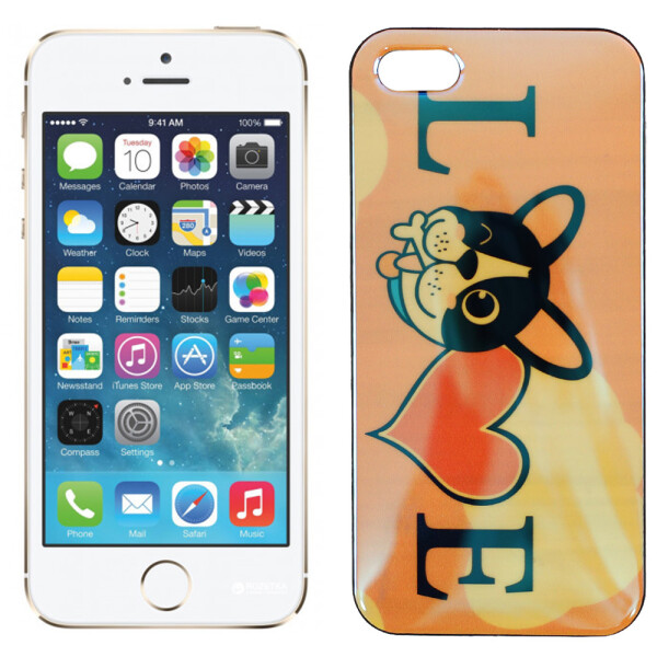 

Чехол U-Like Picture series для iPhone 5/5S/SE Love Pink (21537)
