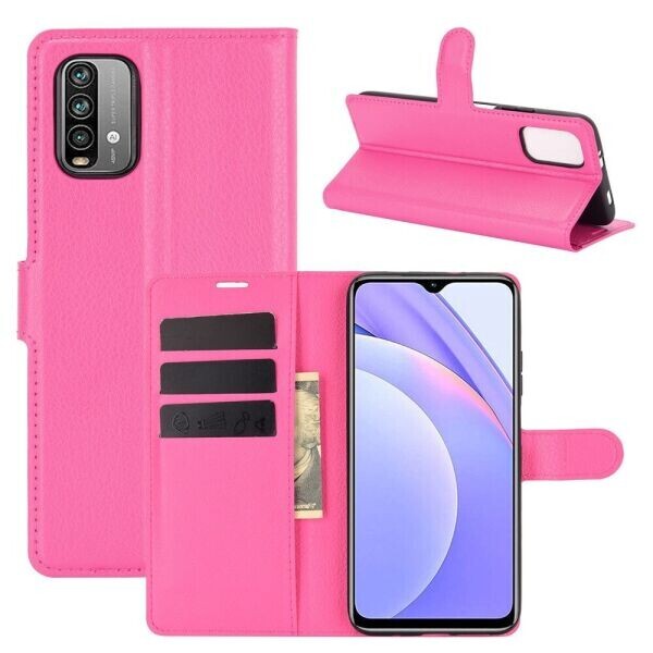 

Чехол-книжка Deexe Book Type для Xiaomi Redmi 9T - Rose