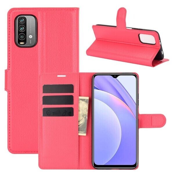 

Чехол-книжка Deexe Book Type для Xiaomi Redmi 9T - Red