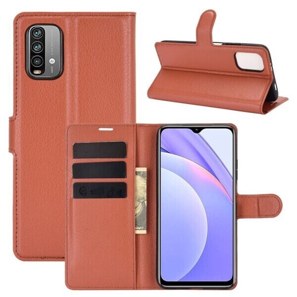 

Чехол-книжка Deexe Book Type для Xiaomi Redmi 9T - Brown