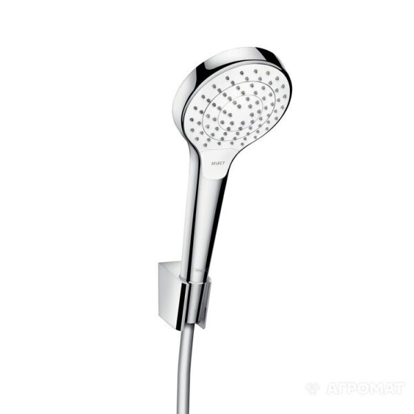

Душевой гарнитур HANSGROHE CROMA SELECT S 26411400 со шлангом ручной лейкой и держателем хром 72993