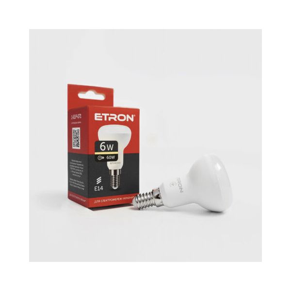

Лампа светодиодная ETRON Light Power 1-ELP-071 R50 6W 3000K 220V E14